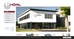 Desktop Screenshot of hoerl.de